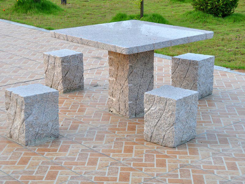 公园方形石桌[编号074]