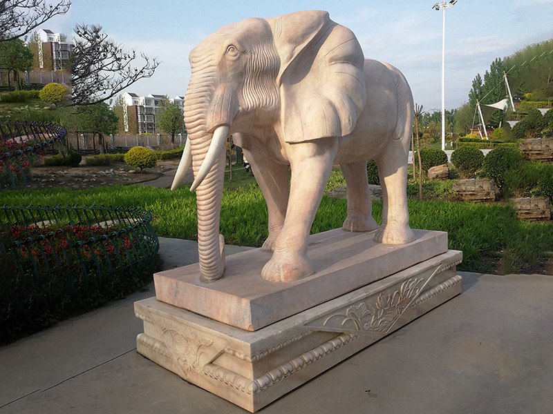 酒店石雕大象