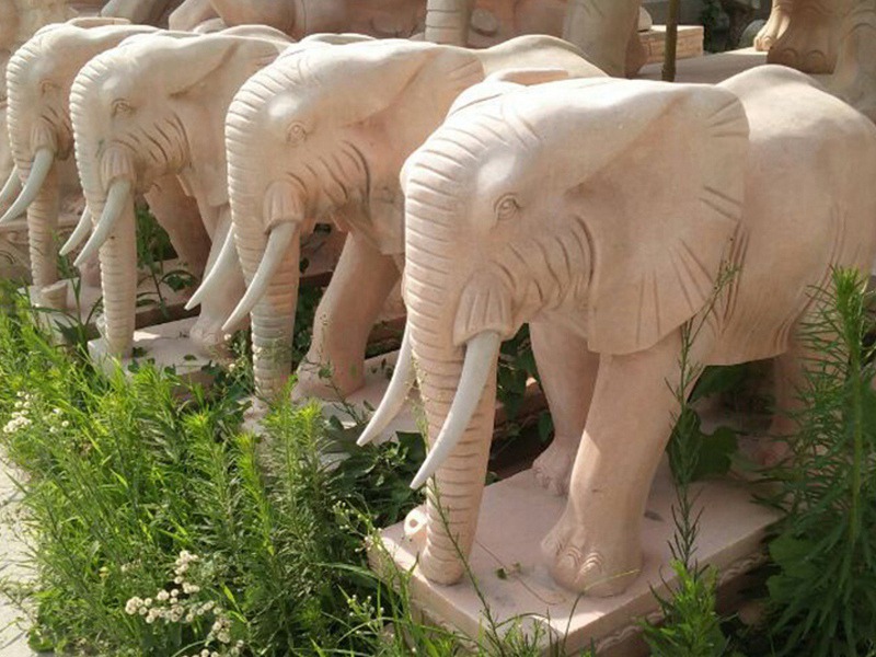 庭院石雕大象
