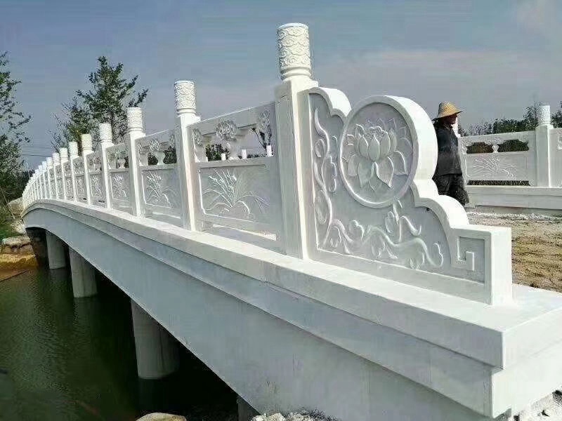 桥面汉白玉石护栏